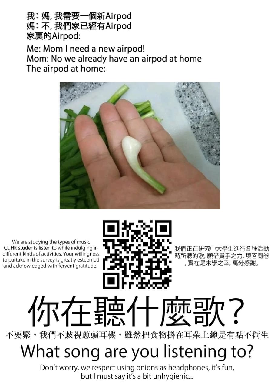 (內附meme圖) 得閒幫幫忙做GENA1113嘅問卷呀～ - 香港中文大學板 | Dcard
