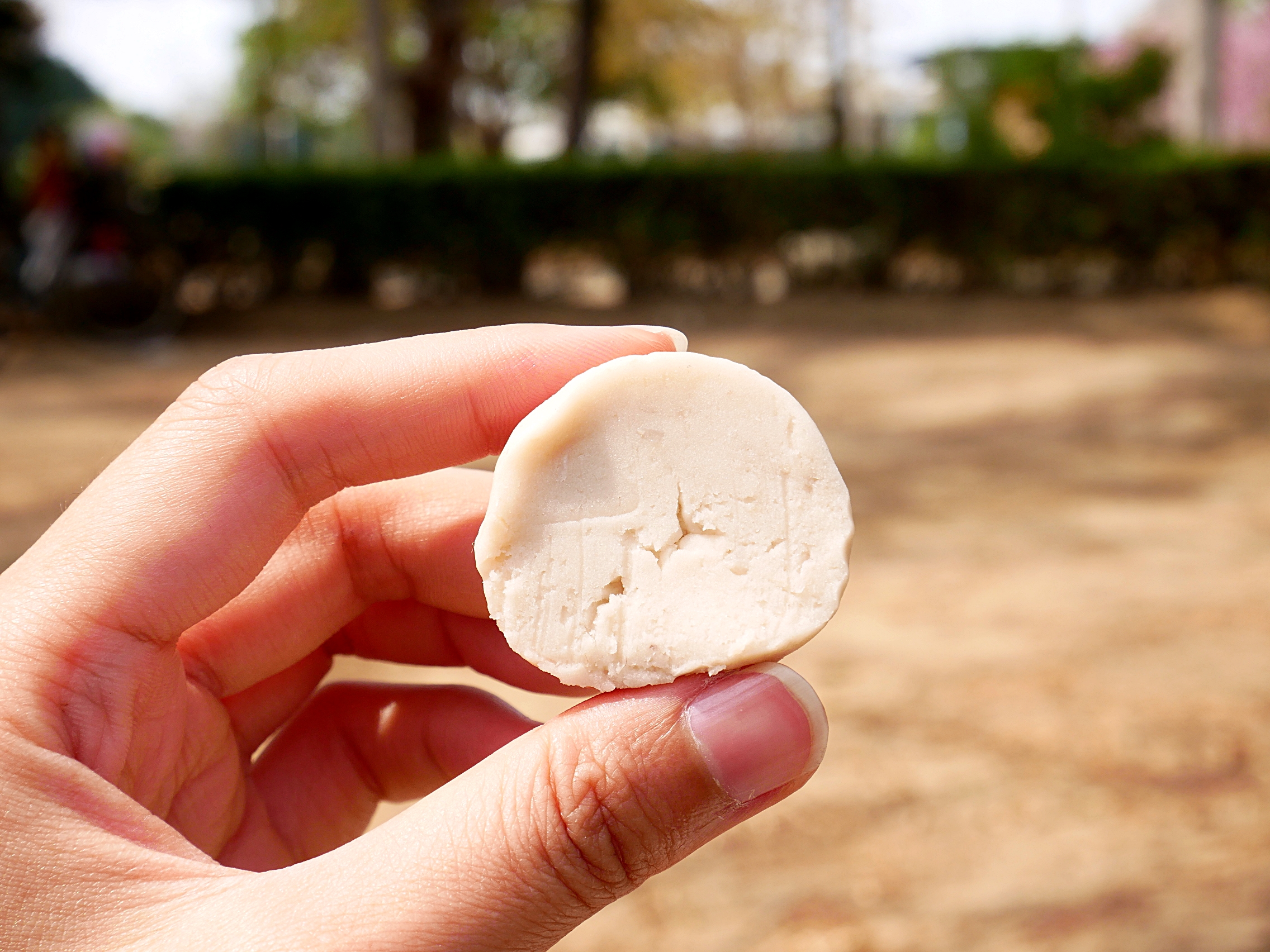 網路超夯的宅配甜點轉實體店面,多種口味芋泥球還不定期推限定款,綿密不甜超好吃