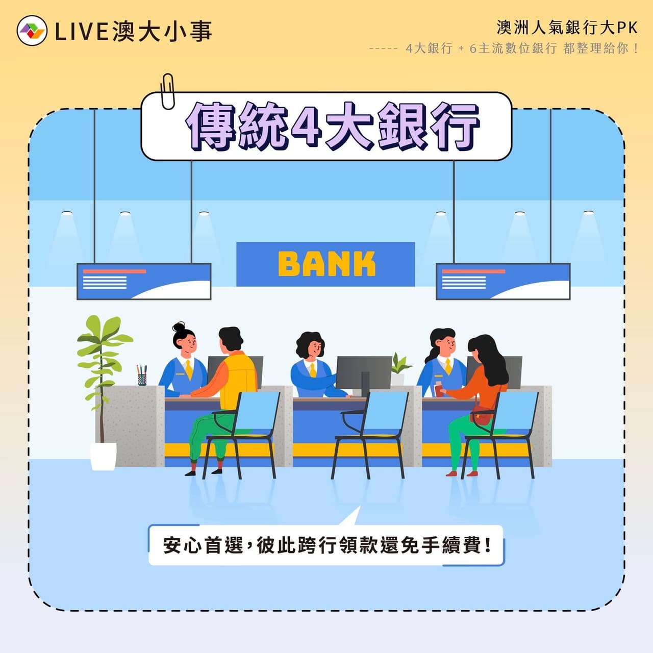 打工度假澳洲打工度假。澳洲人氣銀行大PK👍🏻👍🏻👍🏻 - 海外工作板| Dcard