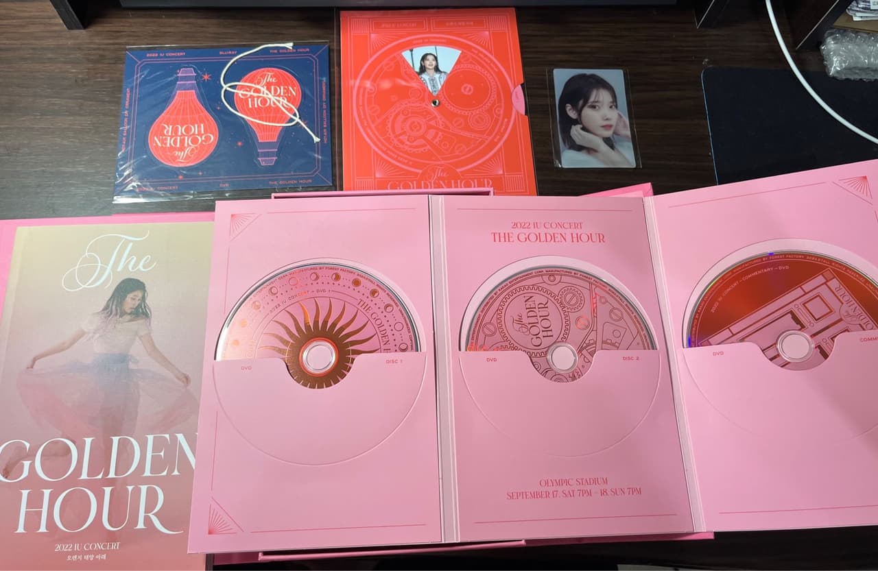 分享IU The Golden Hour DVD開箱！ - 追星板| Dcard