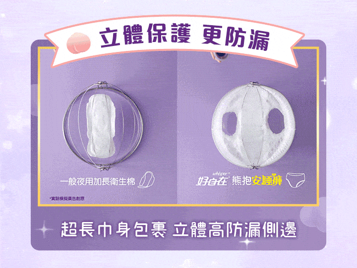 #經期安睡挑戰 熊抱安睡褲🐨 想翻就翻 終結夜晚洗床單 - 女孩板 | Dcard