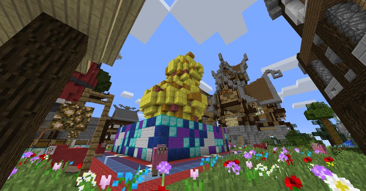 [神作]用Minecraft蓋出很紅的福祿猴 吱吱吱 - 有趣板 | Dcard