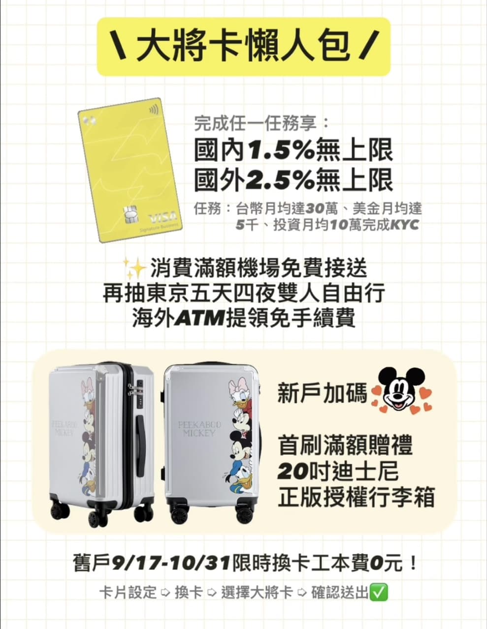 將來銀行大將卡