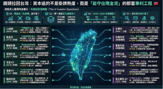 【藥時事|IP × 估值】別只看 API!解析藥王護城河:為何「專利堆疊」才是決定現金流溢價的真正標尺? - 藥時事 Drugnews ...