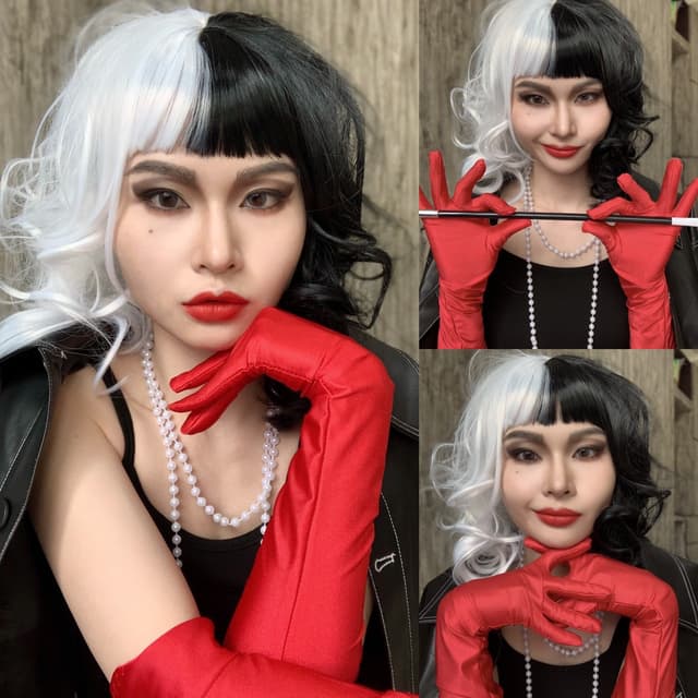 #分享 時尚惡女:庫伊拉👻萬聖節妝容🎃 - 美妝板 | Dcard