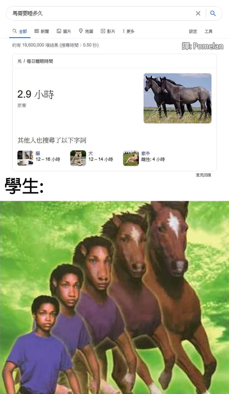 原來我是馬 - 梗圖板 | Dcard