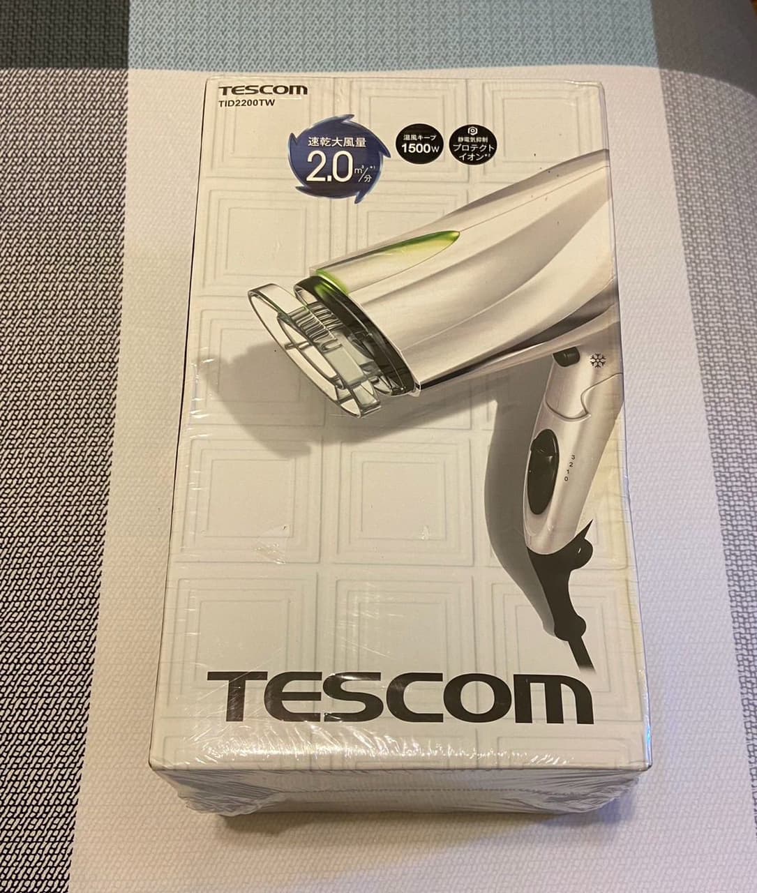 #我要賣 售TESCOM 防靜電負離子大風量渦流吹風機 - 二手交易板 | Dcard