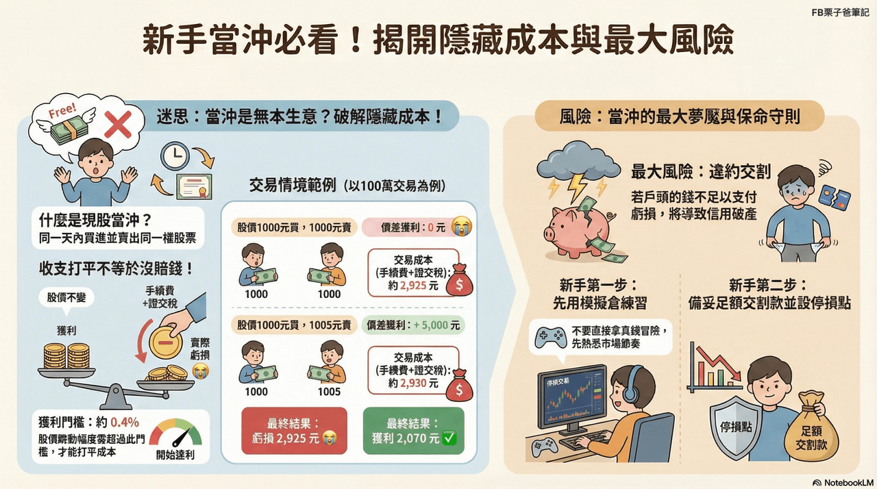 分享【 📉 當沖真的是「無本獲利」嗎？新手進場前必看的保命說明書💰 】 - 股票板| Dcard