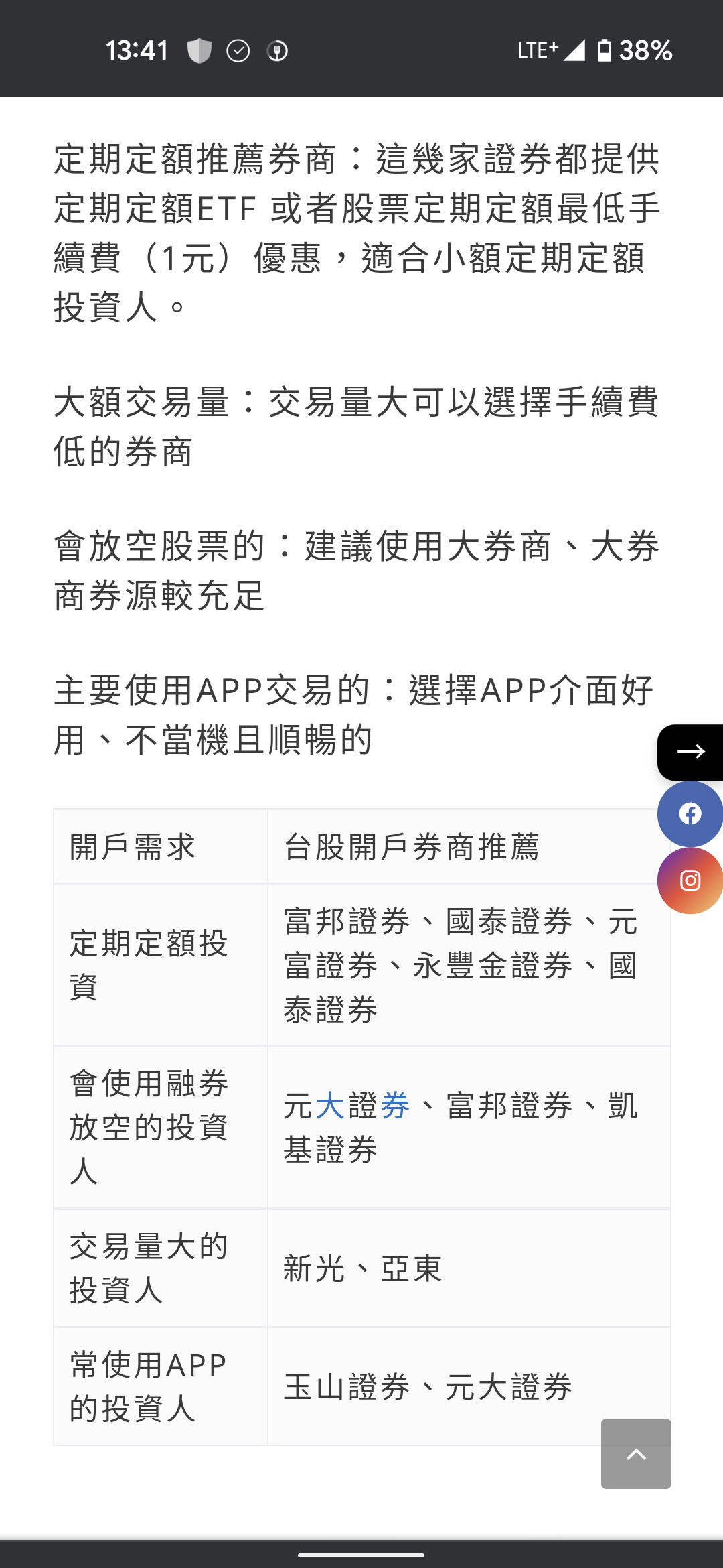 etf證券戶推薦的相關討論與真實心得｜Dcard