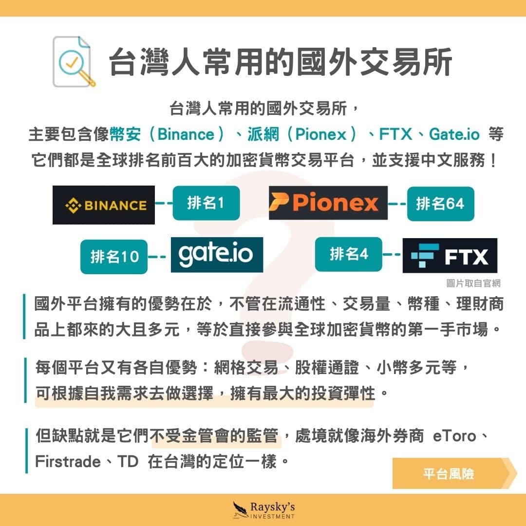 要怎麼避免詐騙仔？教你慎選加密貨幣的交易平台！ - 雷司紀RAYSKY (@rayskyinvest) | Dcard