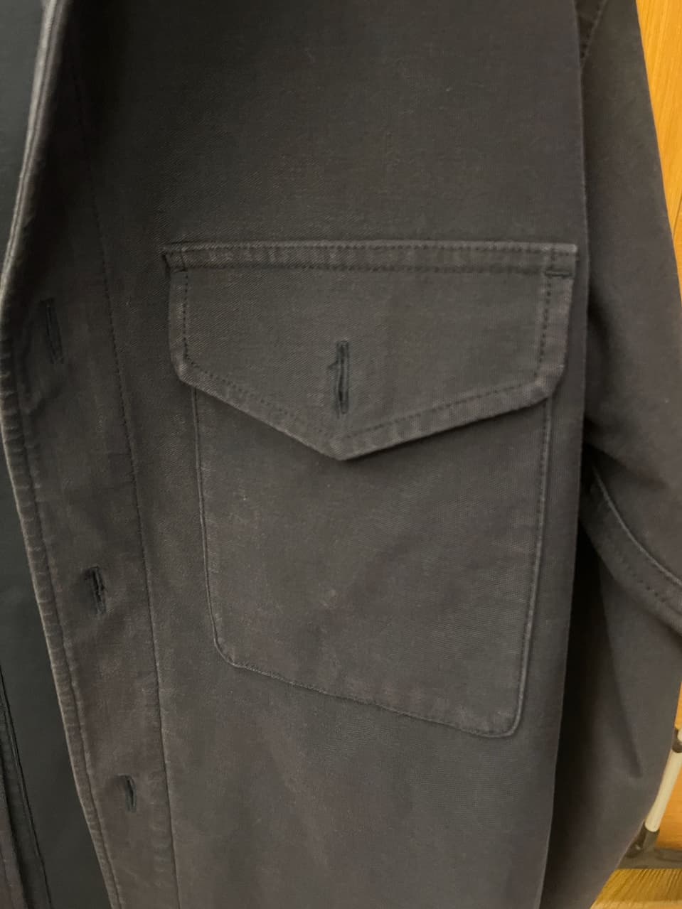 #已贈出 UNIQLO 丈青色襯衫(可當外套)男款S號 - 贈物板 | Dcard
