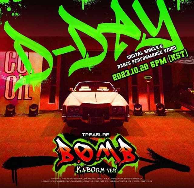 情報10/20 TREASURE 單曲B.O.M.B (KABOOM ver) - 追星板| Dcard