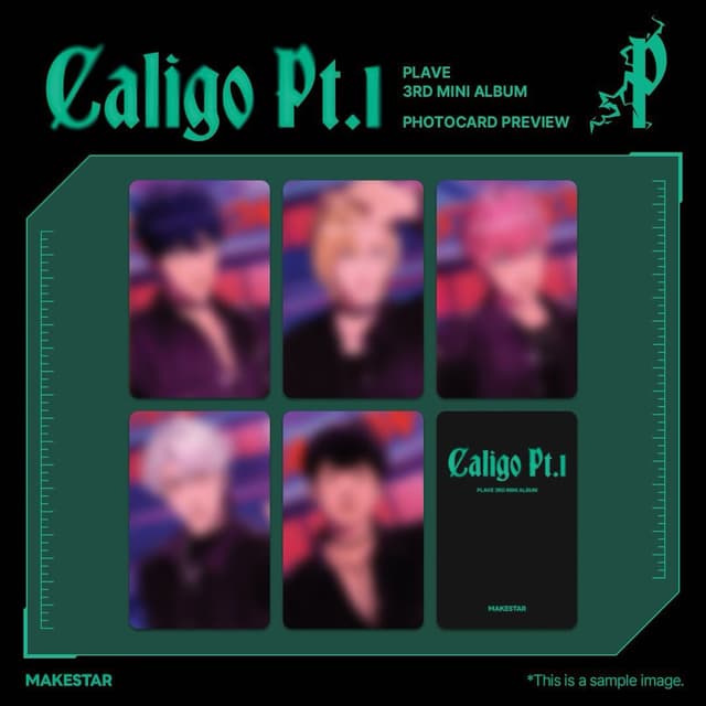 PLAVE caligo HMV ローソン 特典 トレカ 5種 ×3 PLAVE 3rd Mini Album 'Caligo Pt.1' (Fugitive Ver.) 発売決定
