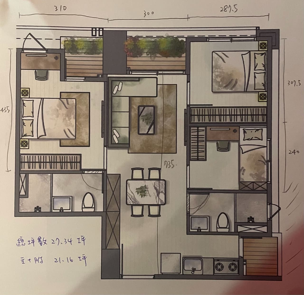 #問題 首購求格局選擇 - 購屋板 | Dcard