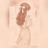 粉色花海女孩
