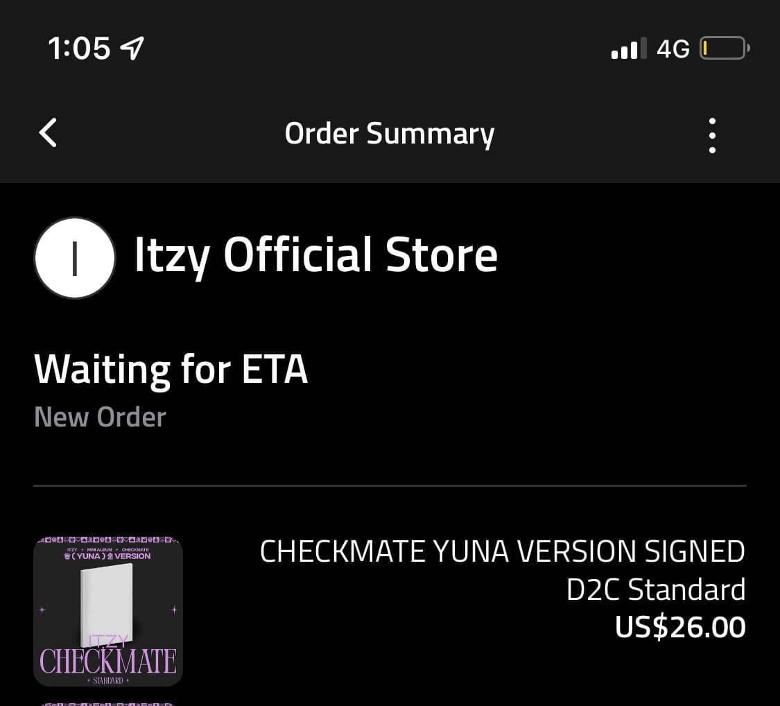 CHECKMATE YUNA VERSION SIGNED (D2C Standard)