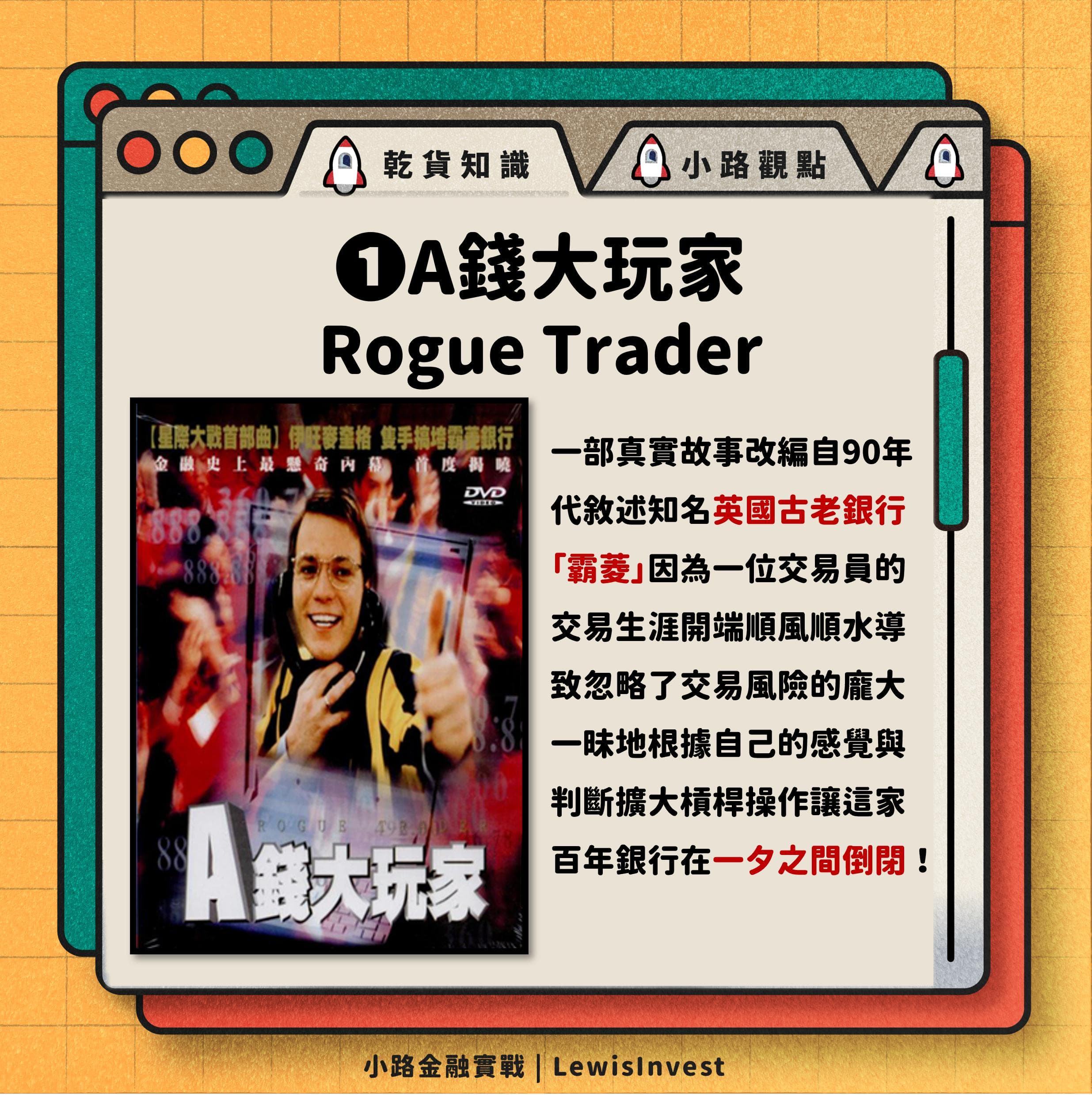 注意看！這些經典金融電影你看過了嗎？ - 小路金融實戰Lewis (@lewis0419) | Dcard