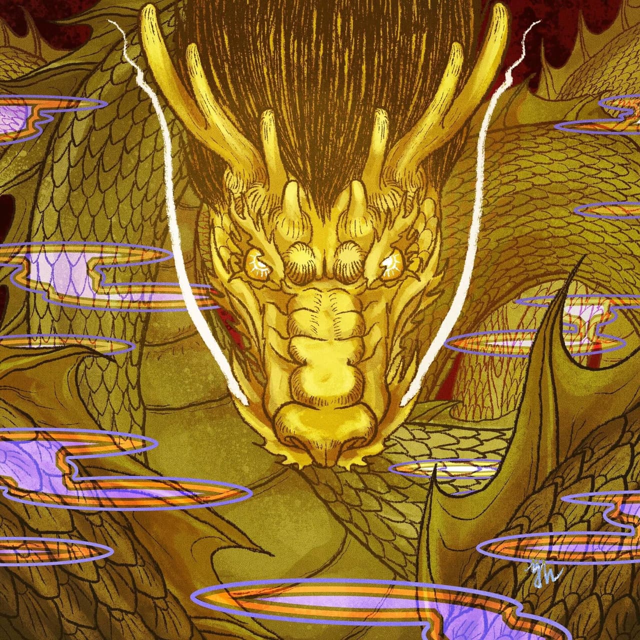 新年快樂~ 祝各位財源滾滾龍運亨通🐲🙌 - 插畫師Yu-Ming (@artbyyumingh) | Dcard