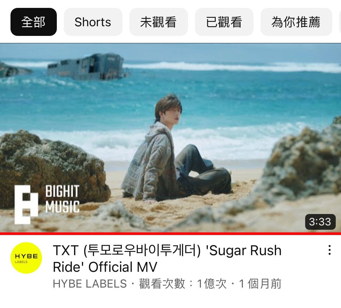 #分享 Sugar Rush Ride MV破億🎉 - TOMORROW X TOGETHER板 | Dcard