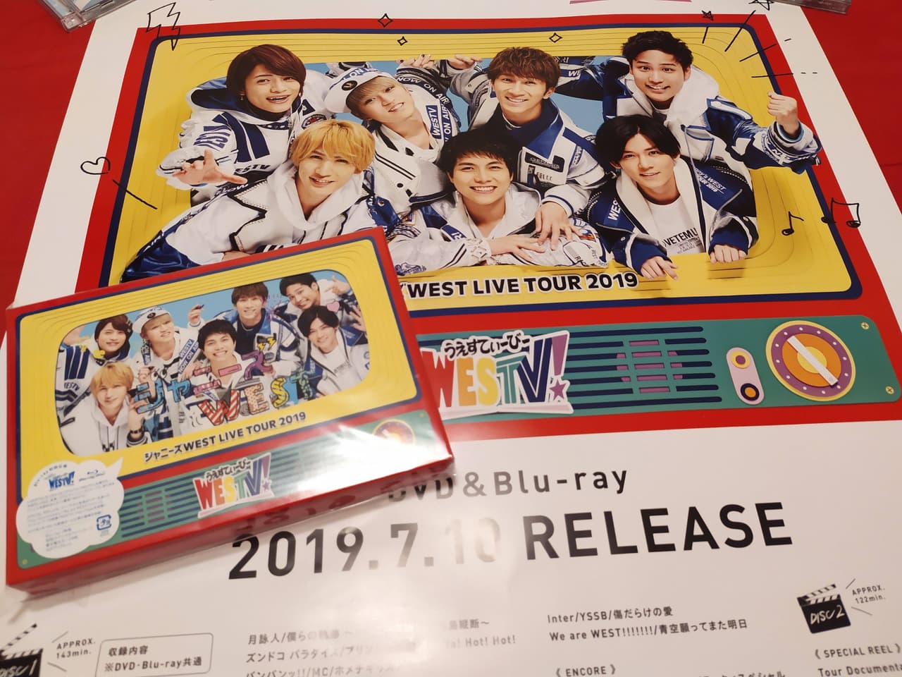 開箱ジャニーズWEST LIVE TOUR 2019 WESTV! 初回BD盤🌈 - 追星板 | Dcard