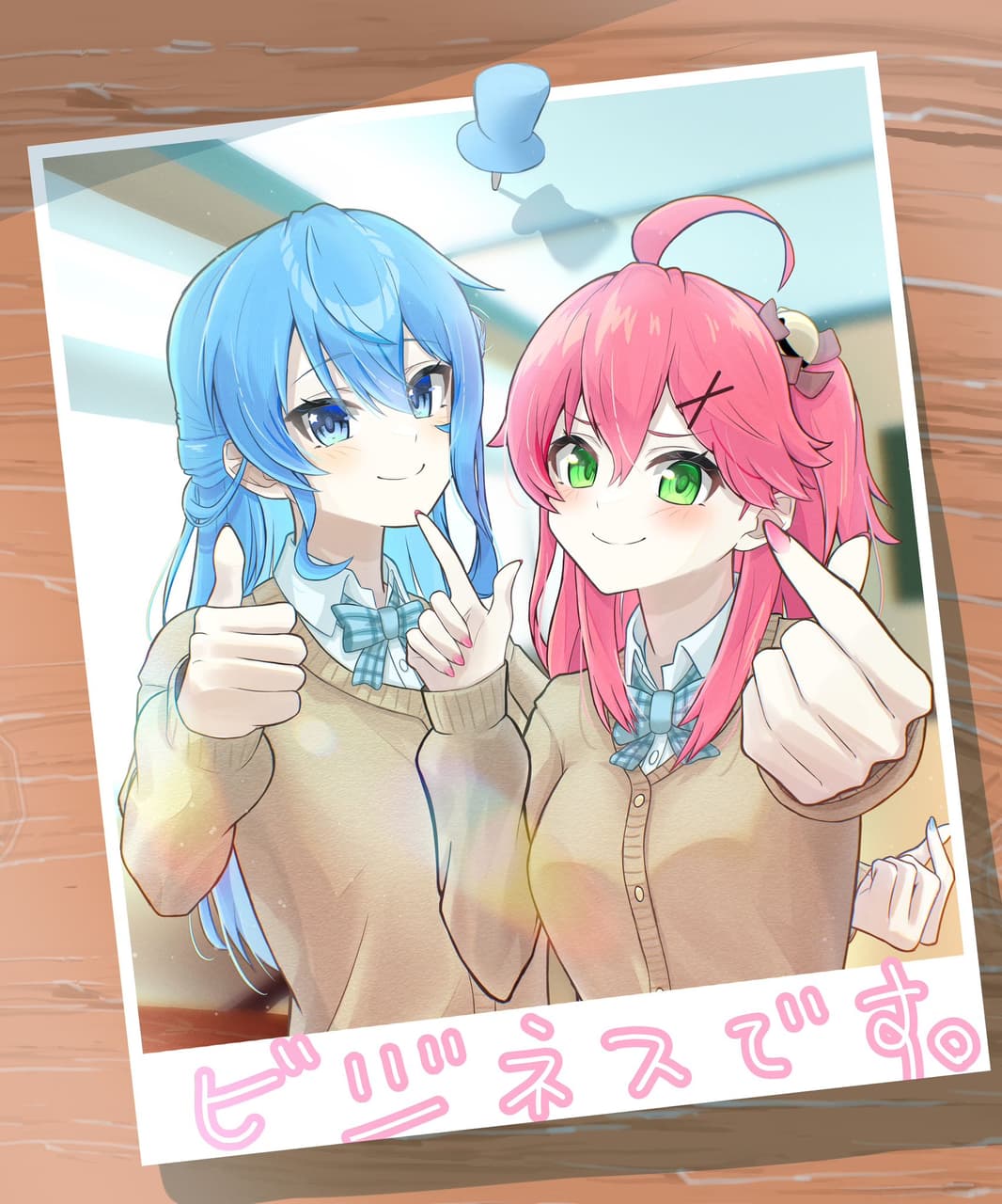 ホロライブ みこめっと さくらみこ 星街すいせい 複製原画 よむver.