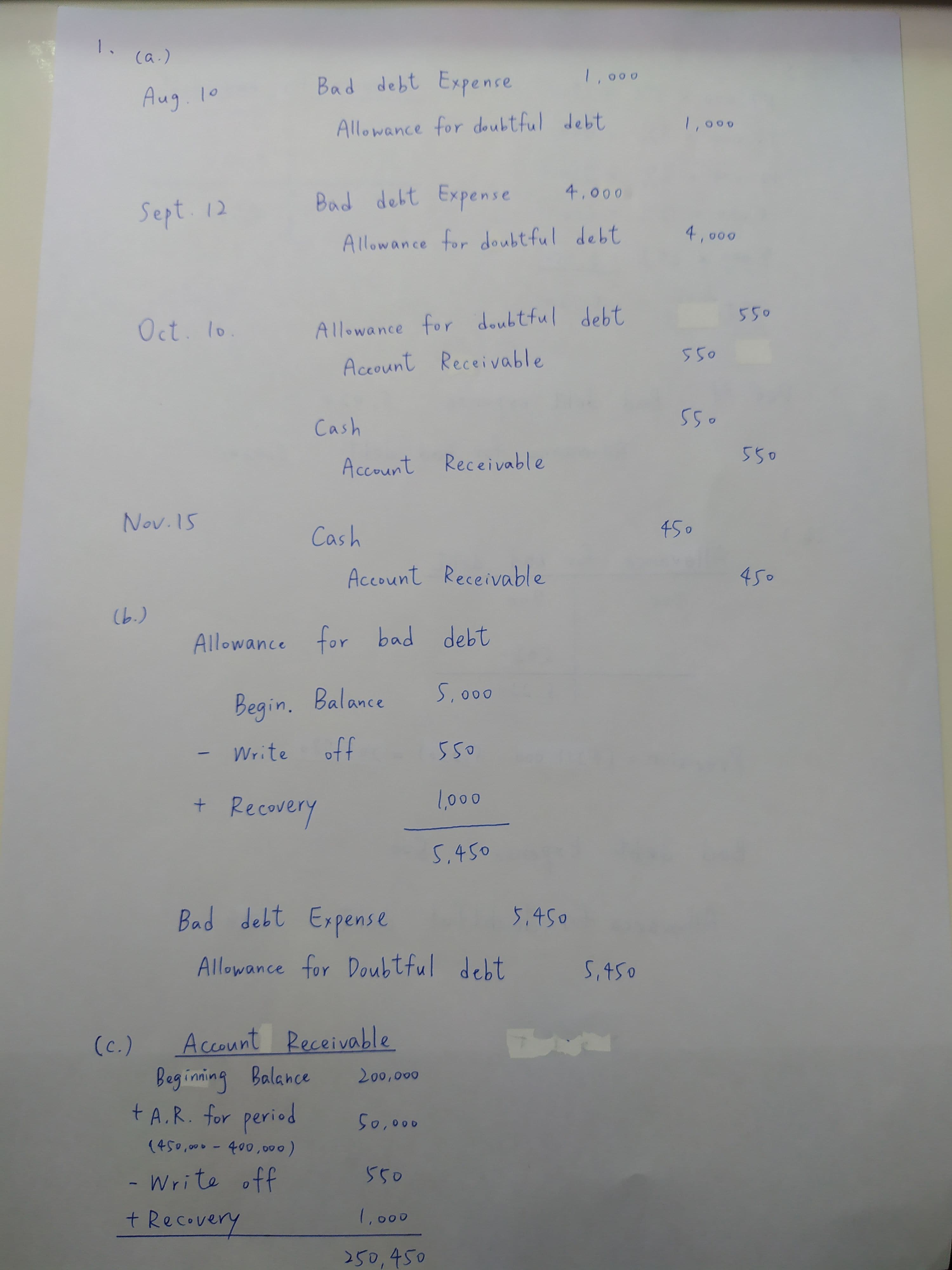 轉：#請益初級會計壞帳- 考試板| Dcard