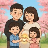 威力彩三寶一家
