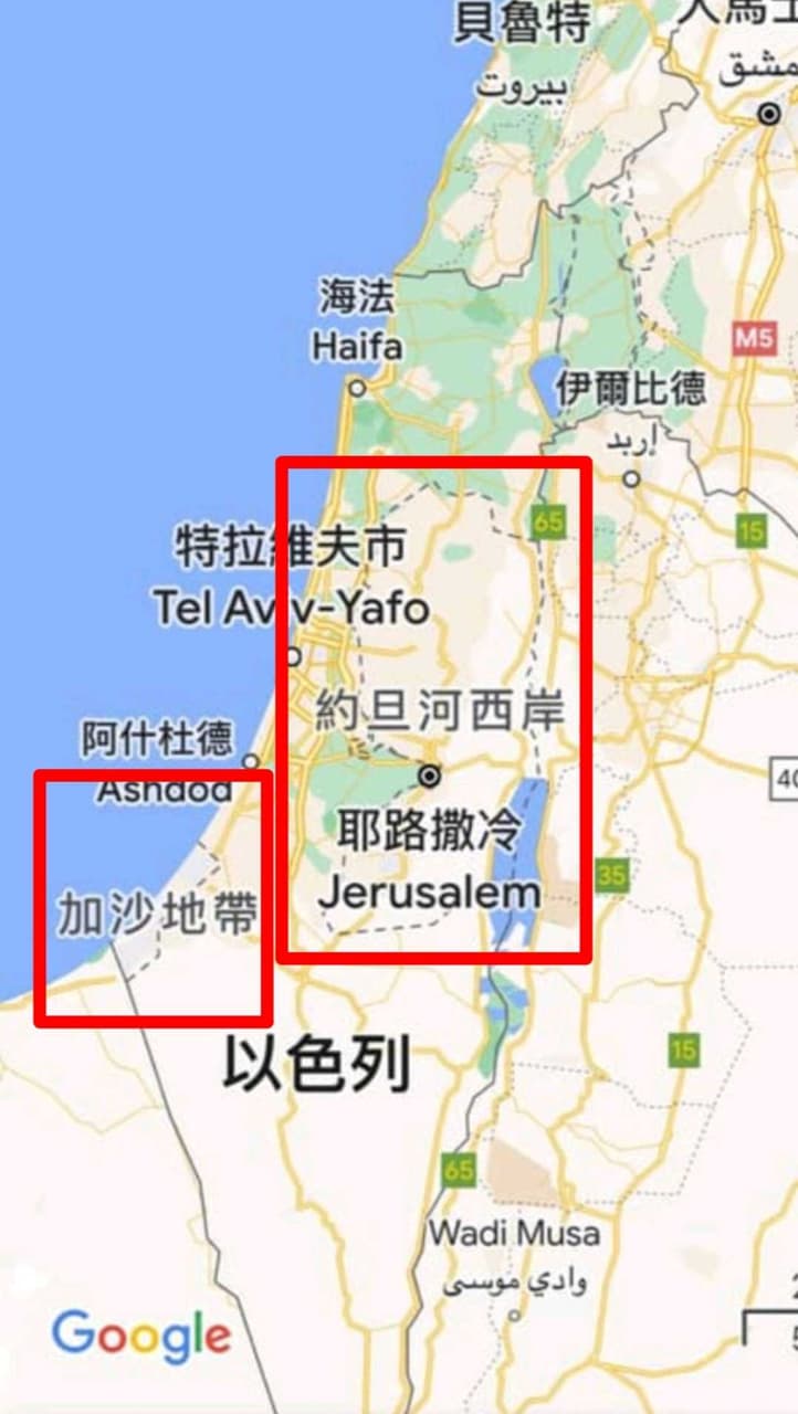 巴勒斯坦在google map消失了- 閒聊板| Dcard