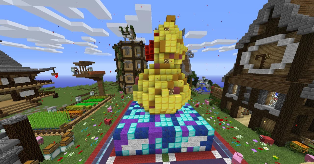 [神作]用Minecraft蓋出很紅的福祿猴 吱吱吱 - 有趣板 | Dcard
