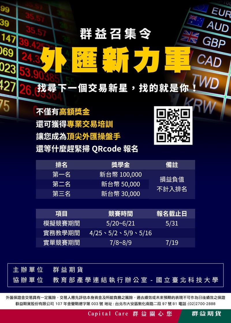 競賽外匯競賽徵召外匯操盤手- 理財板| Dcard