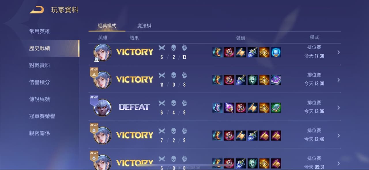 #發問解惑 戰績 - 傳說對決板 | Dcard