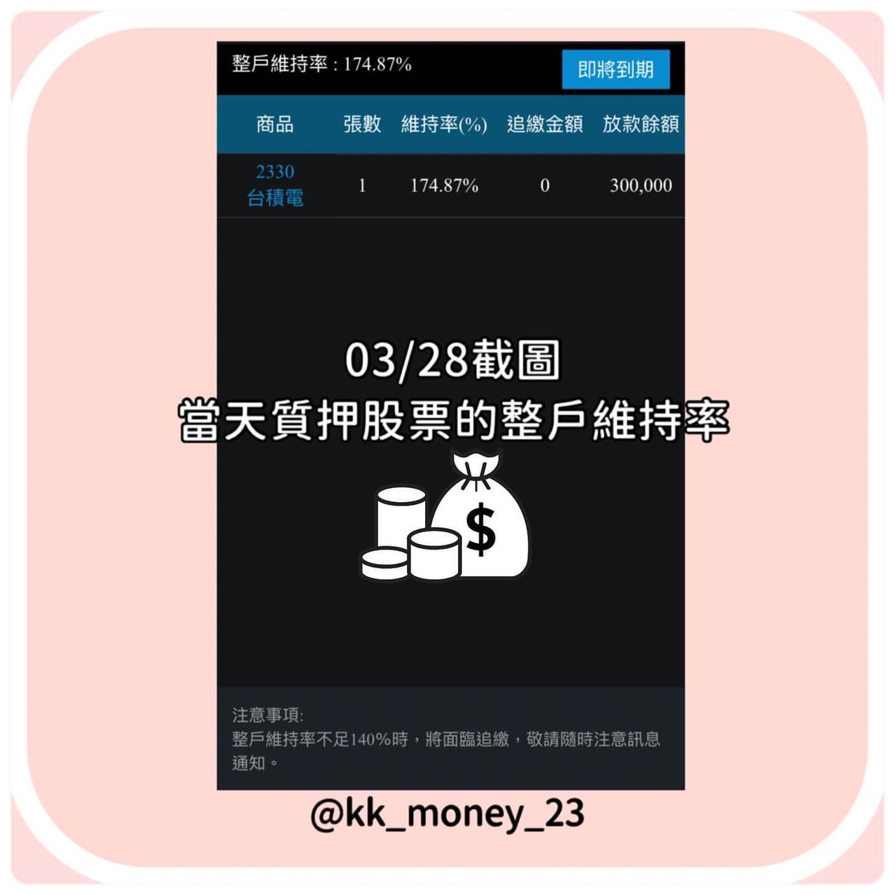 KK姐的3月實測：透過股票借出30萬- 理財板| Dcard