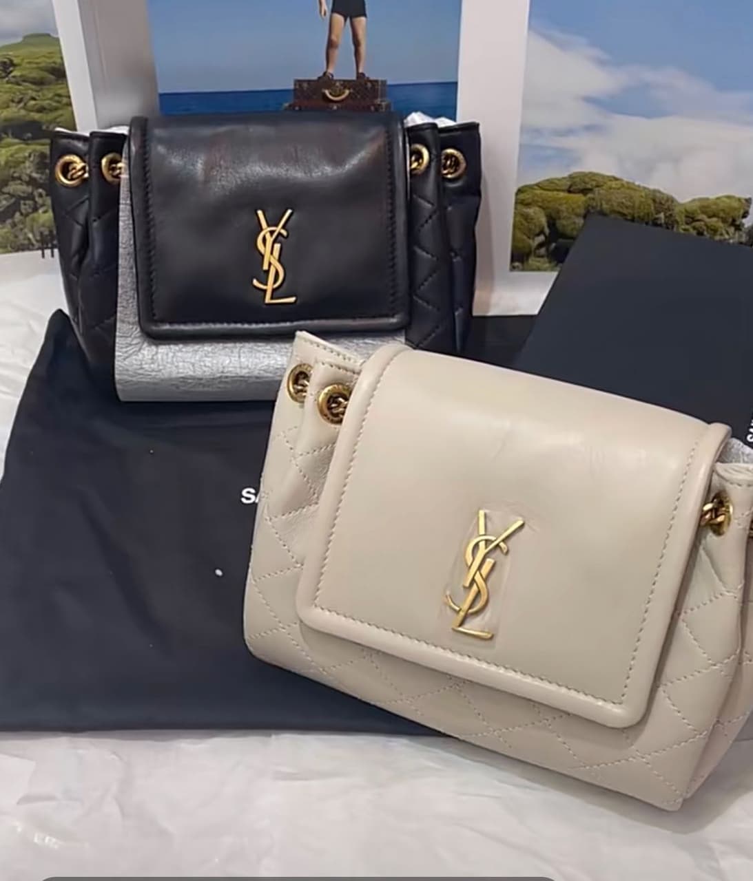 #開箱 #分享 YSL mini nolita小包、經典logo手鍊 - 精品板 | Dcard