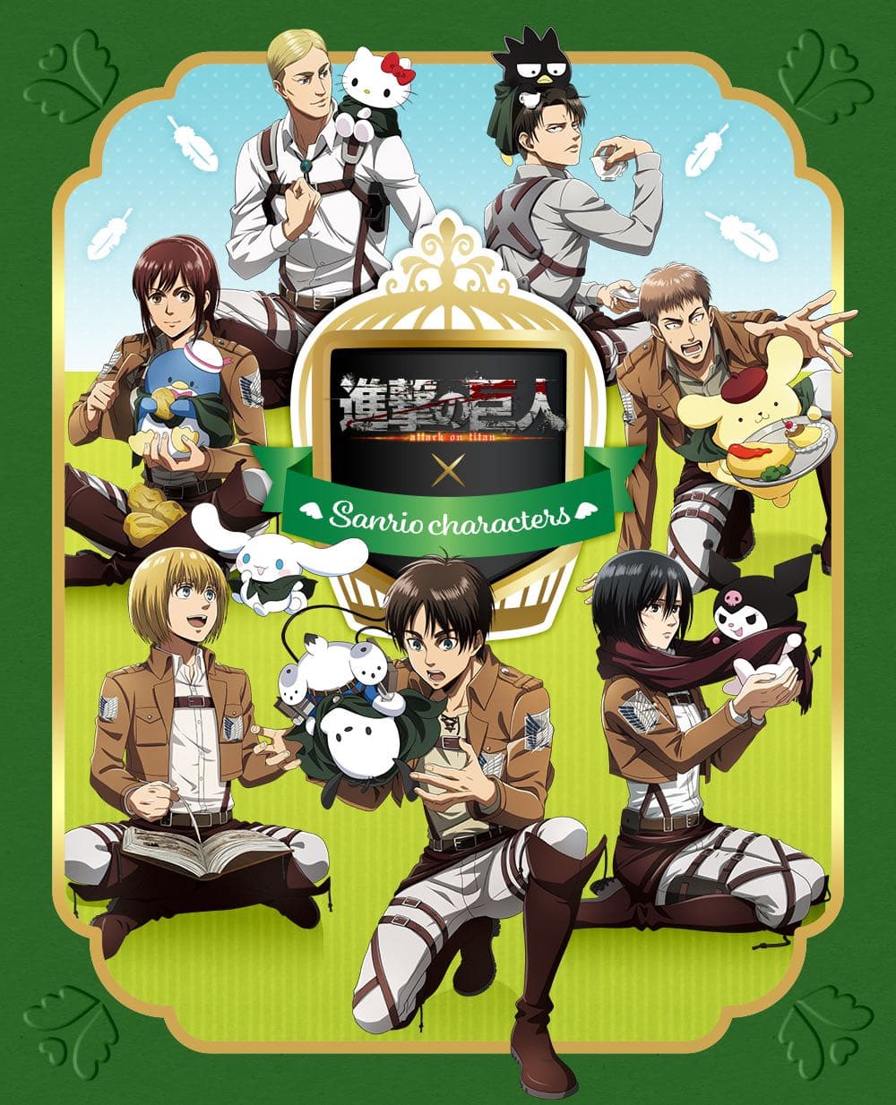進撃の巨人 WIT STUDIO 幹部組 ポストカード 進撃の巨人 WIT STUDIO