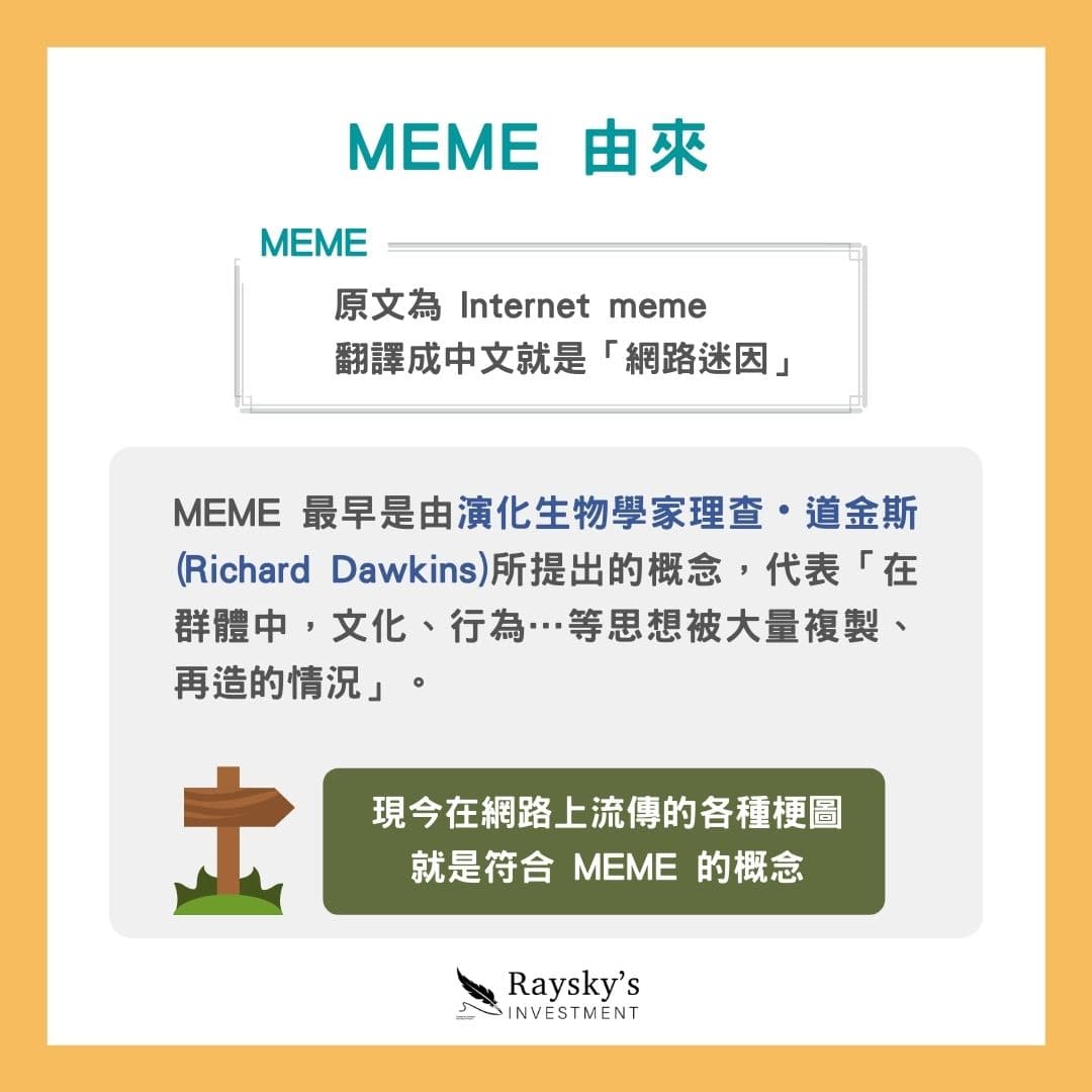 MEME 迷因股，那些深受網路鄉民喜愛而一夕爆紅的股票- 雷司紀RAYSKY (@rayskyinvest) | Dcard