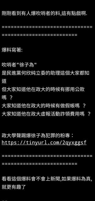 高虹安的爆料前助理竟曾是政大爭議人物 政治大學板 Dcard