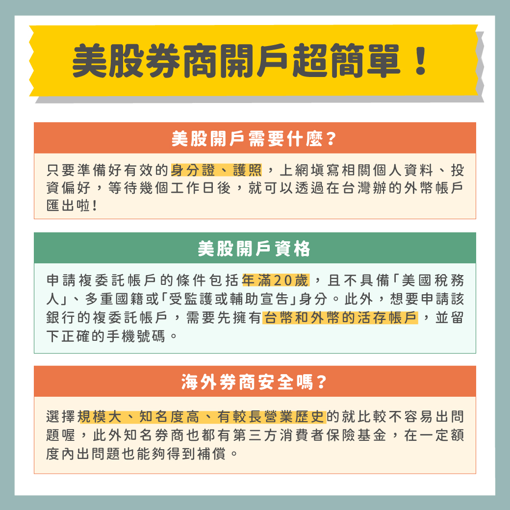 美股入門】美股開戶很複雜❓證券商VS複委託🔥 - 股感StockFeel (@stockfeel) | Dcard