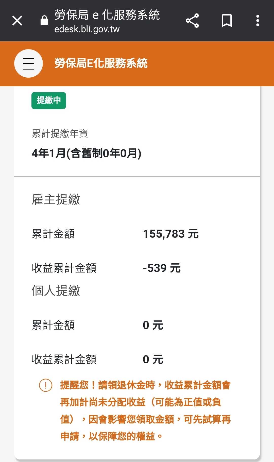 工作心得現在45歲，投保到目前為止勞退金才這樣，真的65歲退休也不會多到哪裡去吧？我想寫千千萬萬個慘字。。。 - 工作板|