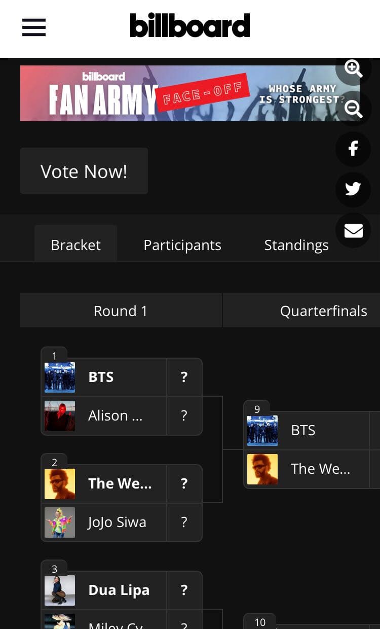 Billboard Fan Army Face Off 2022 Vote #分享 Billboard fan army face-off 2022 第二輪投票 - Stray Kids板 | Dcard