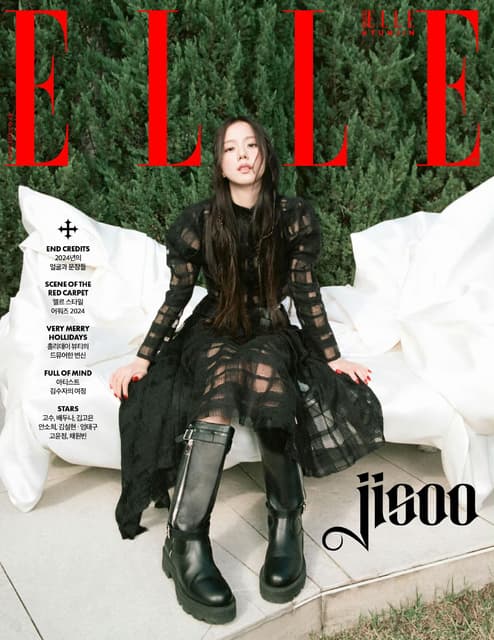 時尚JISOO登上韓國《ELLE》12月刊封面- BLACKPINK板| Dcard