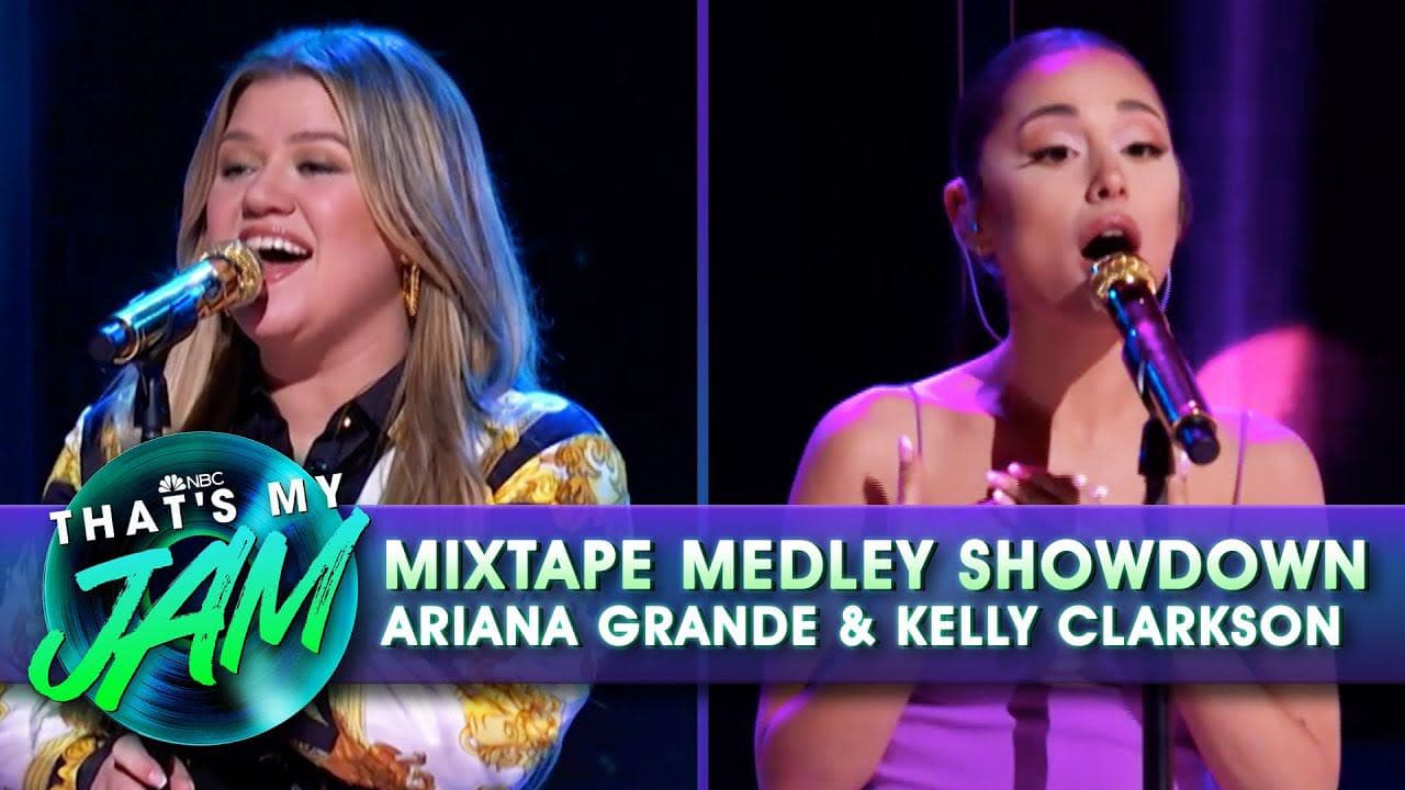 #集中討論 Ariana Grande與Kelly Clarkson參與《Jimmy Fallon Show》的節目，翻唱多首歌曲向經典致敬 - Ariana Grande Kelly Clarkson Jimmy Fallon Full Episode