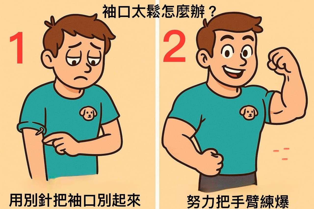 閒聊袖口太鬆，有2種做法：1. 用別針別起來。2. 把手臂練爆。 - 健身板| Dcard