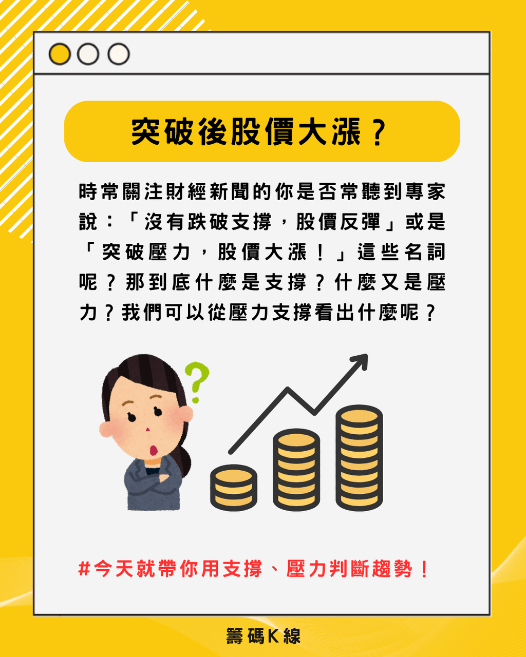 新手教學】3分鐘學會壓力／支撐！ - 理財板| Dcard