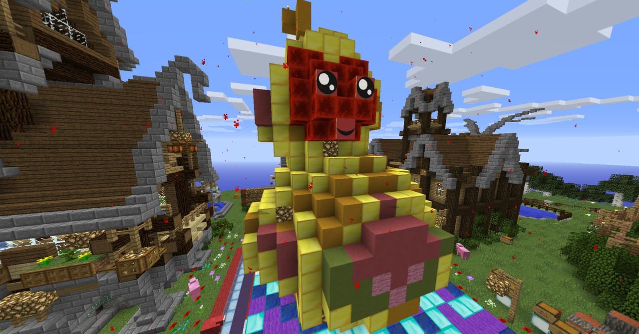 [神作]用Minecraft蓋出很紅的福祿猴 吱吱吱 - 有趣板 | Dcard