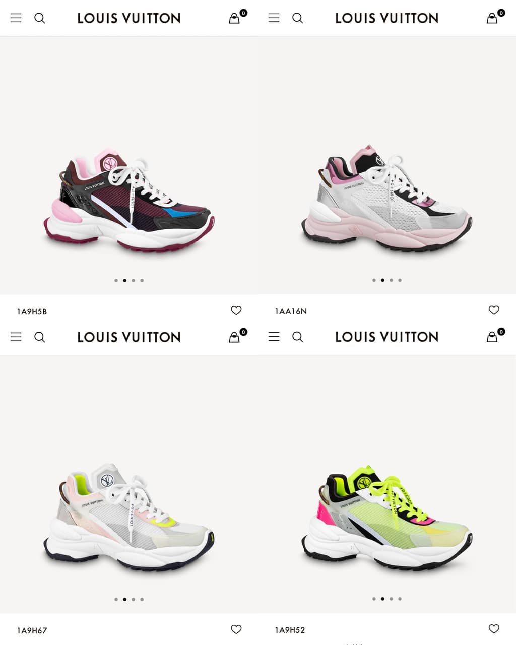 Louis Vuitton Run 55 sneaker (1A9H67)