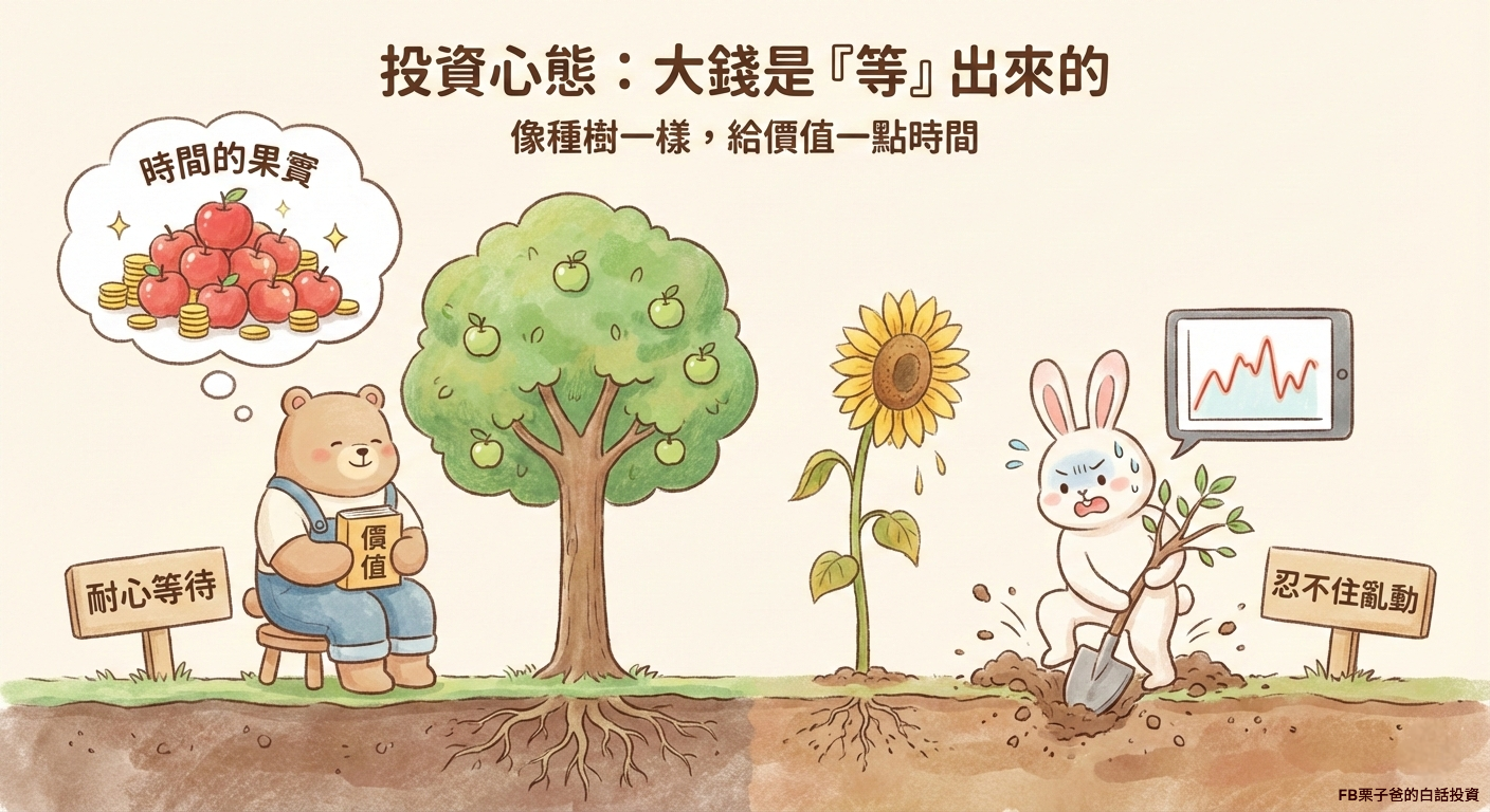 分享【投資心態】明明選到好股票，為什麼還是賺不到錢？談談那種「忍不住想動」的投資焦慮- 股票板| Dcard