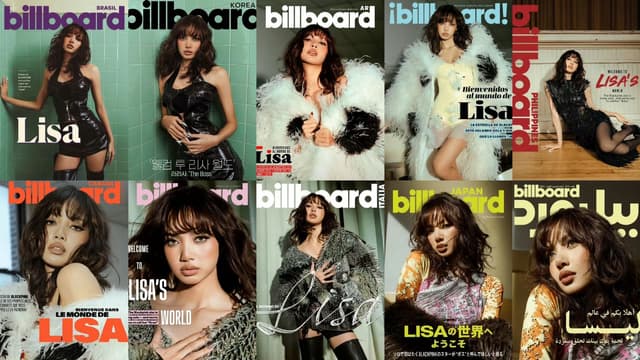 分享LISA登上10國《Billboard》11月刊雜誌封面- BLACKPINK板| Dcard