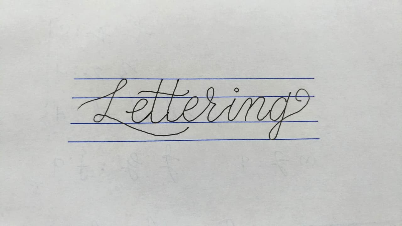 #教學 #手寫 英文花體字 - Traditional Brush Lettering - 手作板 | Dcard