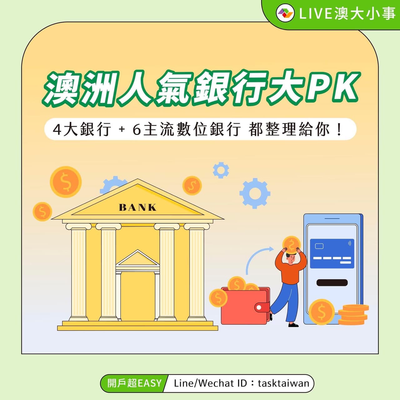 打工度假澳洲打工度假。澳洲人氣銀行大PK👍🏻👍🏻👍🏻 - 海外工作板| Dcard