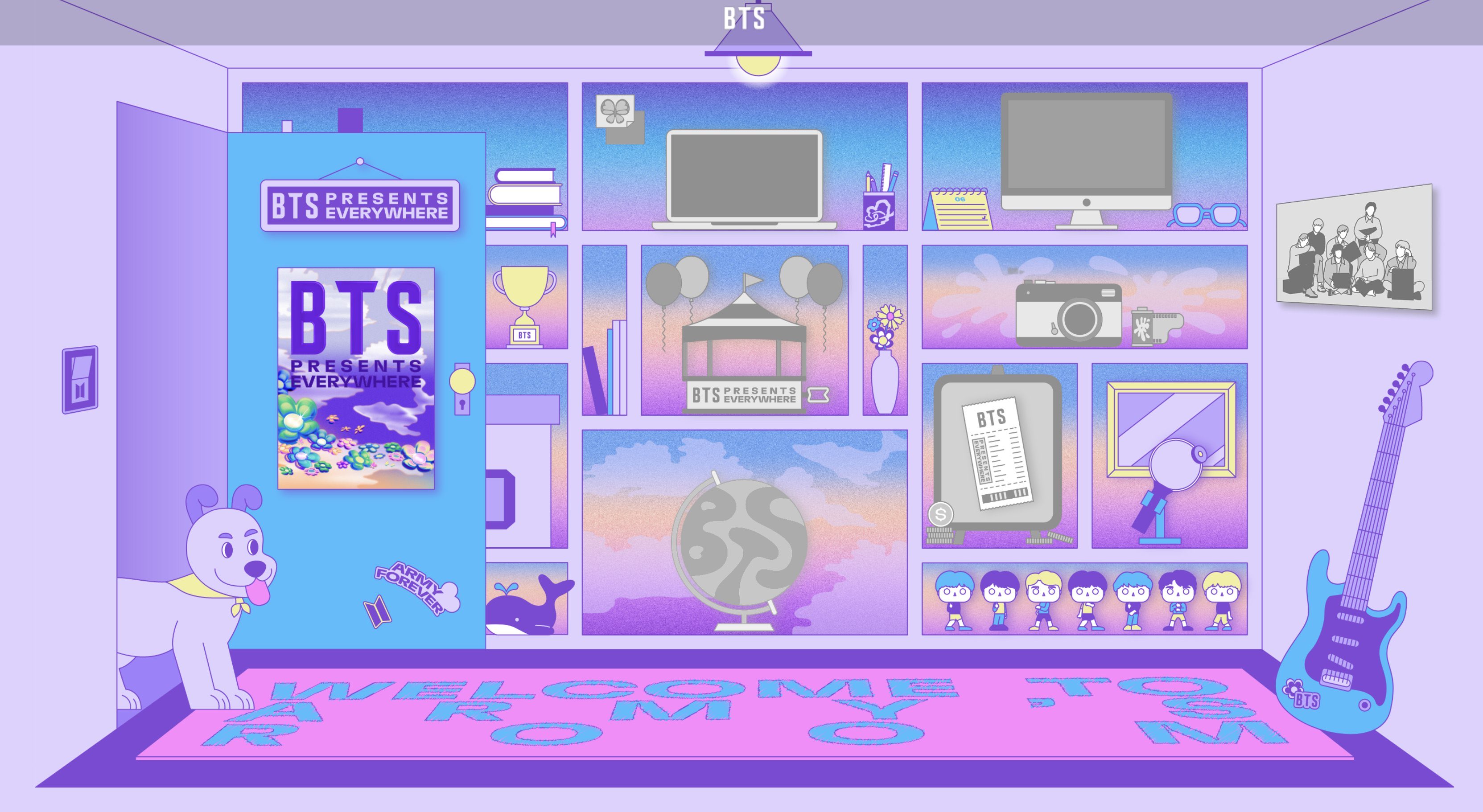 分享十週年活動💜BTS Presents Everywhere💜 - BTS板 | Dcard